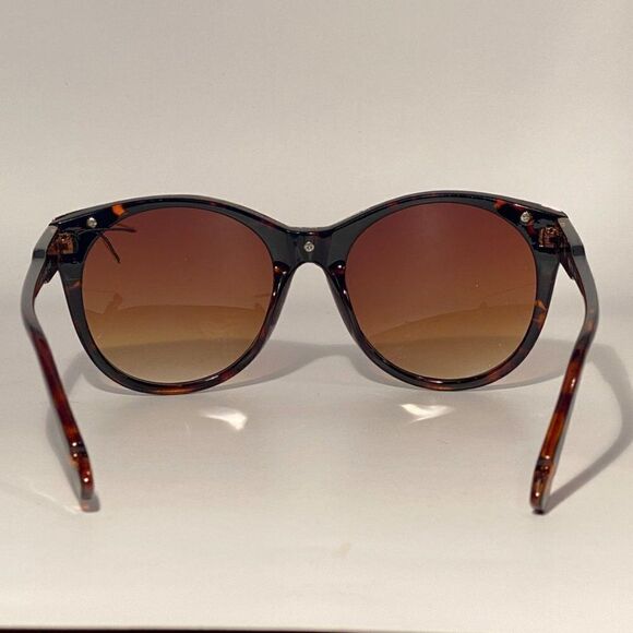 Eyebrow Sunglasses Oversized Silver Eyebrow Black Frame New - Picture 4 of 9